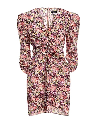 ISABEL MARANT Short dress Pink 91% Silk, 9% Elastane