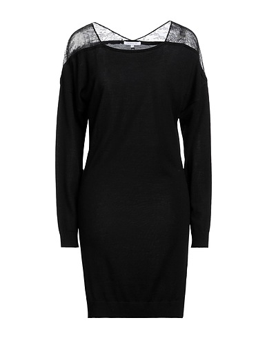 PATRIZIA PEPE Short dress Black 100% Wool