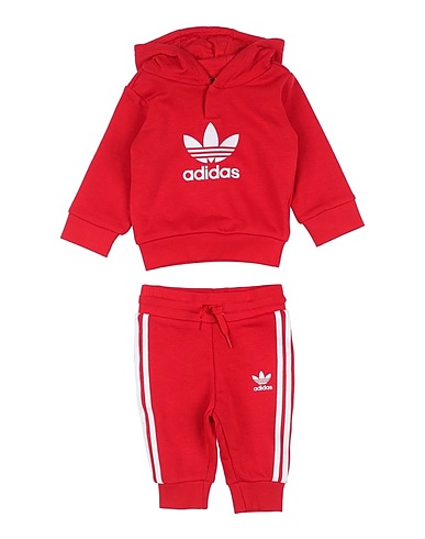 ADIDAS ORIGINALS Baby co-ord  Adicolor Hoodie Set
 Red 70% Cotton, 30% Recycled polyester, Elastane