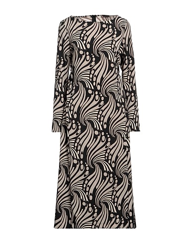 MALÌPARMI Vestito midi Grigio 94% Poliestere, 6% Elastan