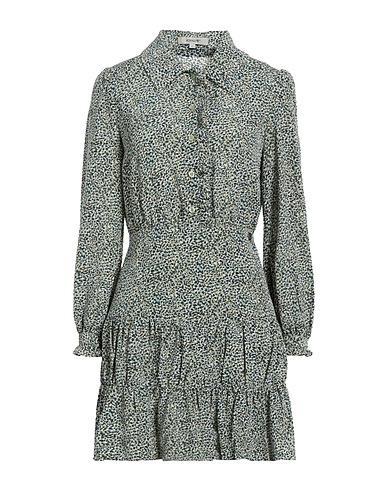 KORALLINE Shirt dress Light green 100% Polyester