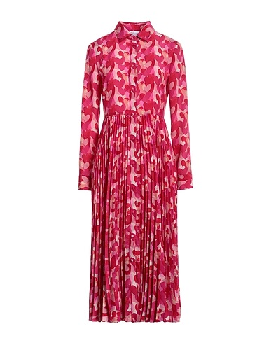 REDValentino Midi dress Fuchsia 100% Polyester