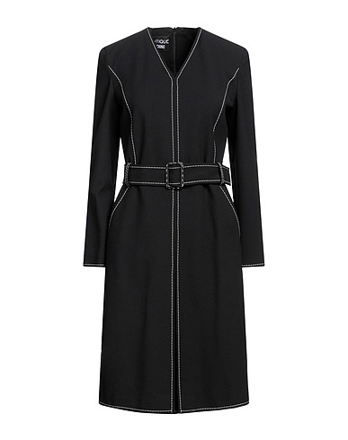 BOUTIQUE MOSCHINO Midi dress Black 53% Polyester, 43% Virgin Wool, 4% Elastane