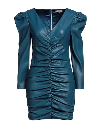 KORALLINE Short dress Deep teal 50% Polyurethane, 50% Cotton