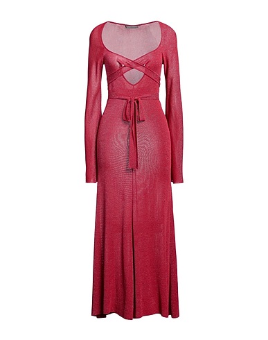 ALBERTA FERRETTI Long dress Garnet 82% Viscose, 18% Polyester