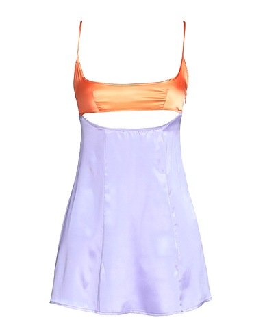 NOT AFTER TEN Short dress Lilac 97% Polyester, 3% Elastane