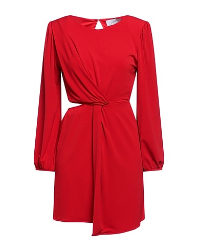 SOALLURE Short dress Red 92% Polyester, 8% Elastane