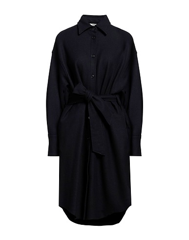 BARENA Midi dress Midnight blue 75% Virgin Wool, 25% Polyamide