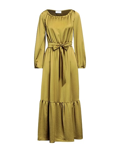 SOALLURE Long dress Military green 100% Polyester
