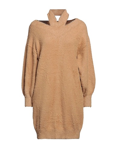 PINKO Short dress Camel 75% Polyamide, 25% Polyester
