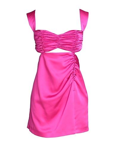 NINEMINUTES Short dress Fuchsia 97% Polyester, 3% Elastane