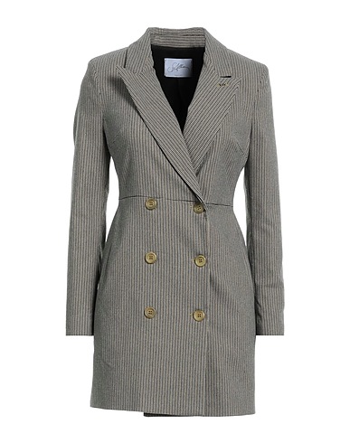 SOALLURE Short dress Sage green 54% Cotton, 39% Polyester, 4% Other Fibres, 3% Elastane