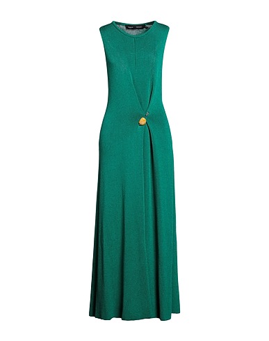 PROENZA SCHOULER Long dress Green 84% Viscose, 10% Polyamide, 6% Polyester