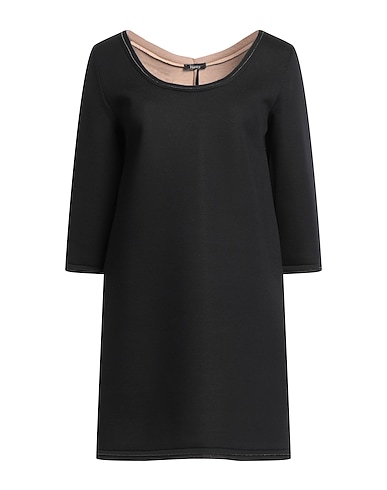HANITA Short dress Black 100% Modal