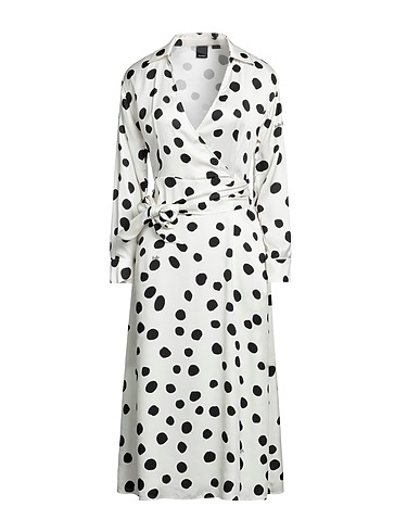 PINKO Midi dress Off white 100% Viscose