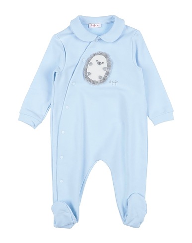 IL GUFO Grenouillère bébé  Bleu clair 94% Coton, 6% Élasthanne