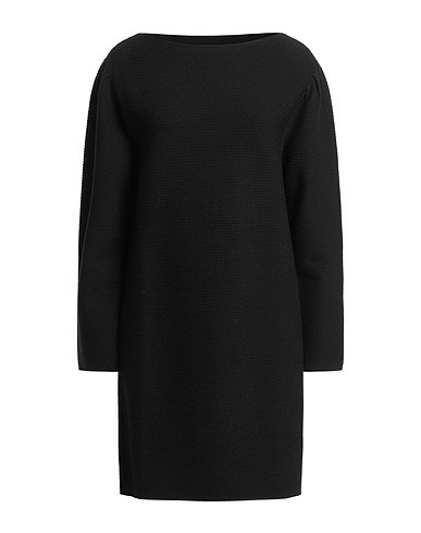 TWINSET Short dress Black 72% Viscose, 28% Polyester
