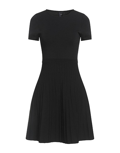 PINKO Short dress Black 51% Polyamide, 49% Viscose