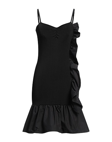 PINKO Sheath dress Black 83% Viscose, 17% Polyamide, Cotton