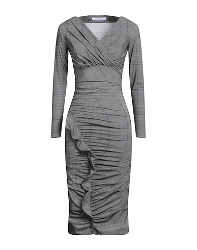 CHIARA BONI LA PETITE ROBE Midi dress Grey 72% Polyamide, 28% Elastane