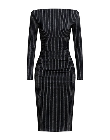 CHIARA BONI LA PETITE ROBE Midi dress Charcoal 72% Polyamide, 28% Elastane