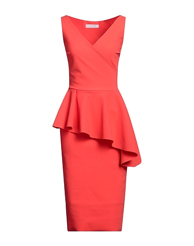 CHIARA BONI LA PETITE ROBE Midi dress Coral 72% Polyamide, 28% Elastane