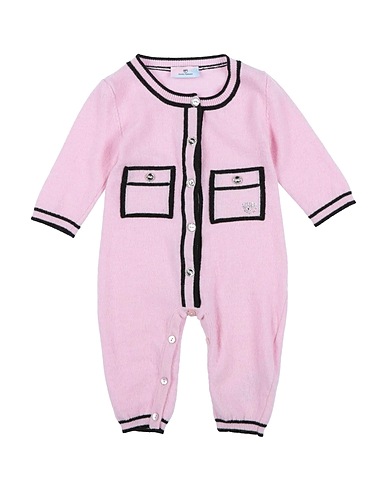 CHIARA FERRAGNI Tutina Baby  Rosa 70% Lana Vergine, 30% Cachemire