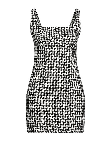 VANESSA SCOTT Short dress White 80% Polyester, 20% Wool