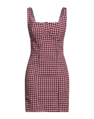 VANESSA SCOTT Short dress Mauve 80% Polyester, 20% Wool