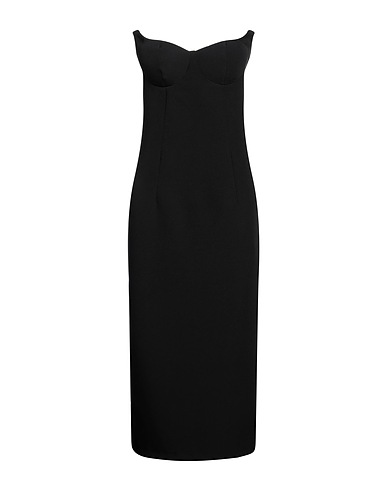 ACTUALEE Midi dress Black 88% Polyester, 12% Elastane