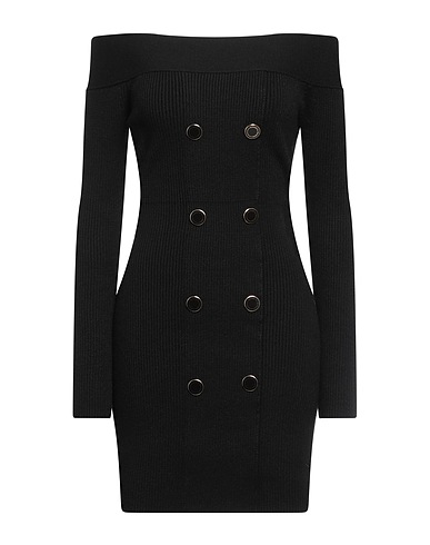 ELISABETTA FRANCHI Black 49% Viscose, 30% Polyester, 21% Polyamide