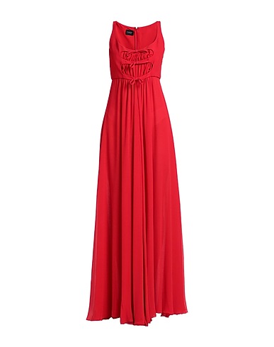 GIAMBATTISTA VALLI Long dress Red 50% Acetate, 50% Viscose, Silk
