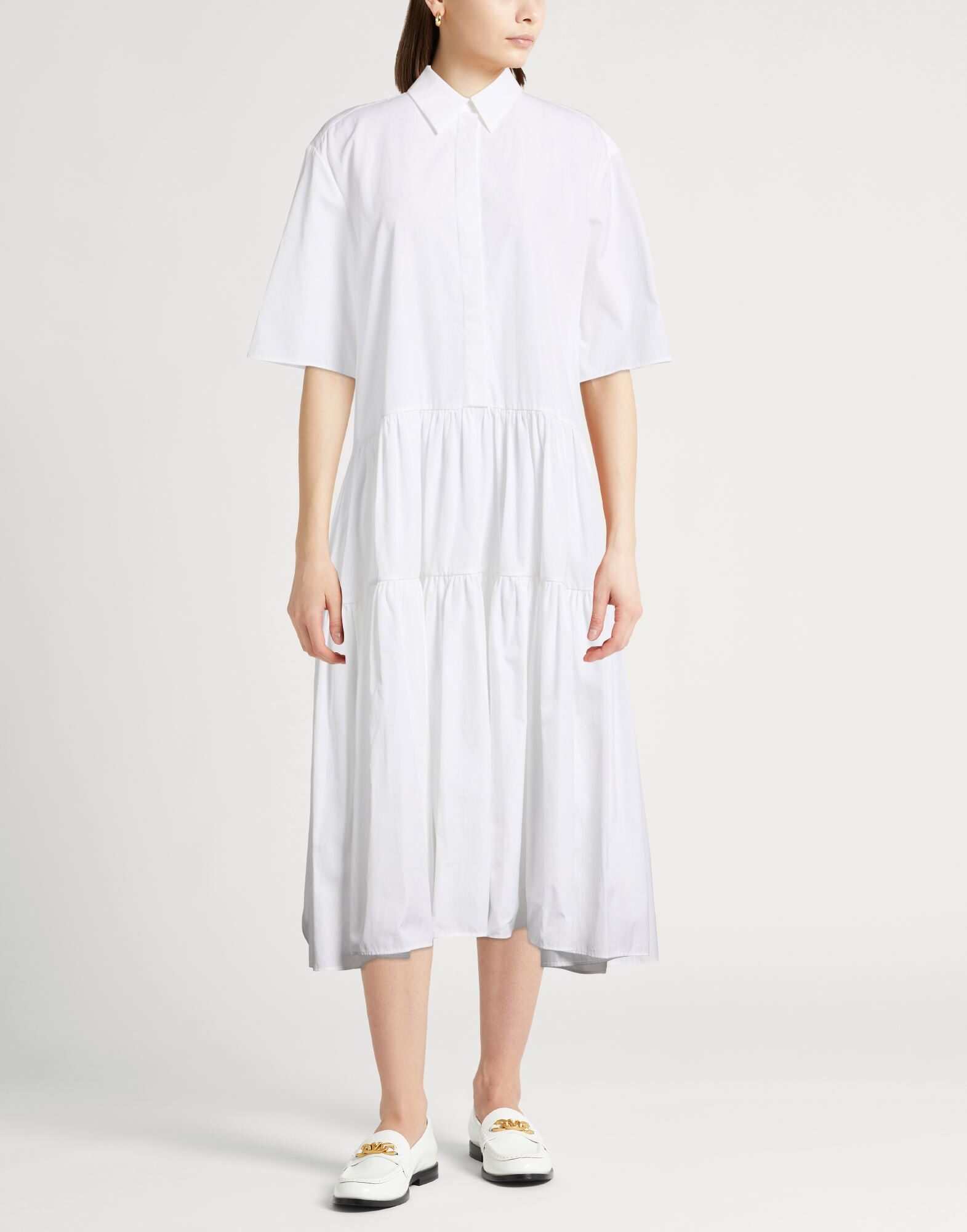 CECILIE BAHNSEN ワンピース＆ドレス | ひざ丈ワンピース ホワイト