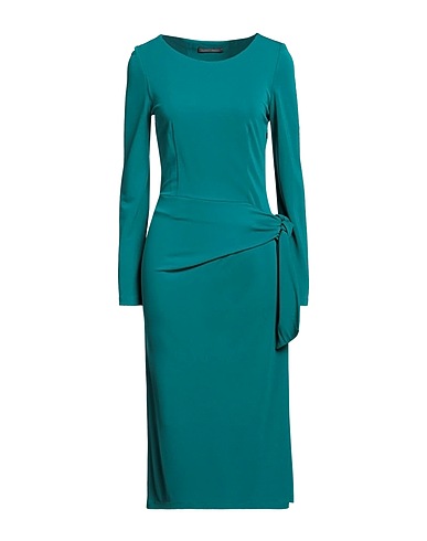 ALBERTA FERRETTI Vestito midi Verde petrolio 100% Viscosa