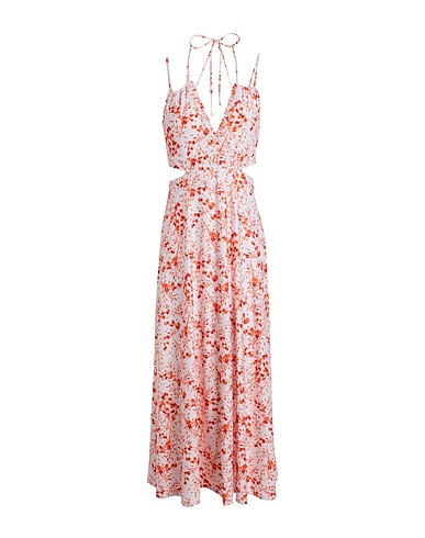 TOPSHOP Midi dress Ivory 95% Polyester, 5% Elastane