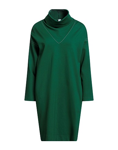 SHI.RT Milano Short dress Green 65% Viscose, 30% Polyamide, 5% Elastane