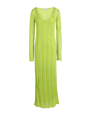 TOPSHOP Long dress Lime green 100% Viscose