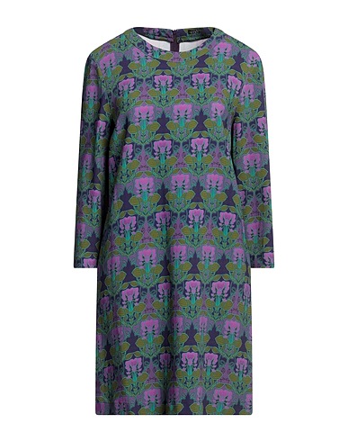 LAURA URBINATI Vestito corto Viola 95% Viscosa, 5% Elastan