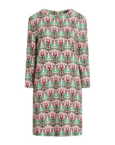 LAURA URBINATI Short dress Ivory 95% Viscose, 5% Elastane