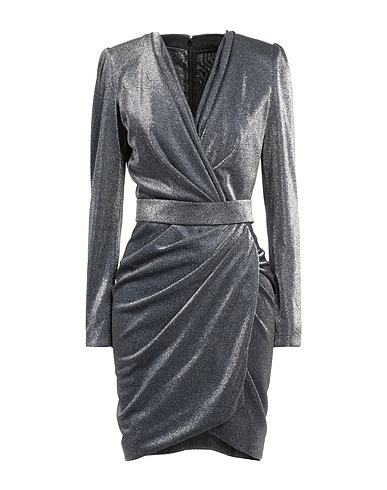 RHEA COSTA Short dress Slate blue 100% Polyamide