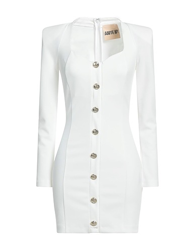 ANIYE BY Blazer dress White 95% Polyester, 5% Elastane