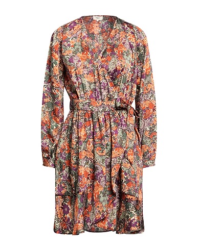 SUNCOO Short dress Orange 100% Polyester