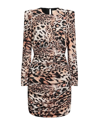 ANIYE BY Sheath dress Beige 95% Polyester, 5% Elastane