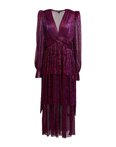 SABINA MUSÁYEV Midi dress 50% Polyester, 50% Metallic fiber