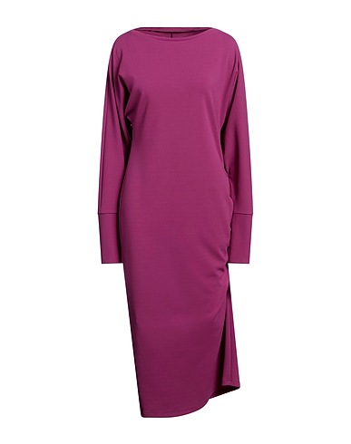 MERCI ITALIA Midi dress Mauve 94% Polyester, 6% Elastane