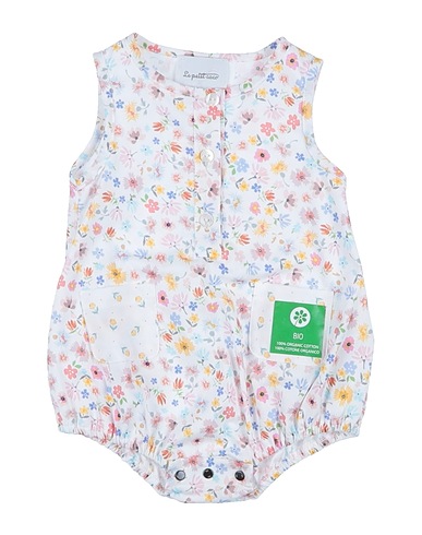 LE PETIT COCO Body Baby Bianco 100% Cotone