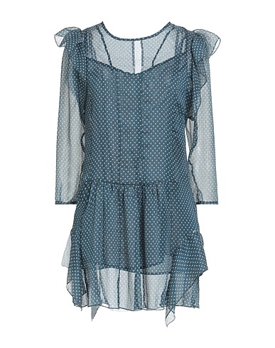 MERCI ITALIA Short dress Deep teal 100% Polyester