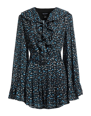 SABINA MUSÁYEV Short dress Midnight blue 100% Polyester