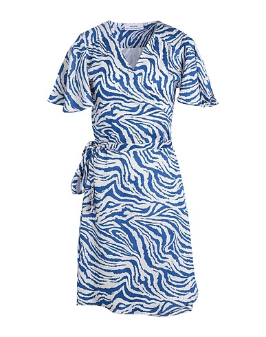 DEDICATED. Vestito corto Blu 100% Lyocell Tencel™