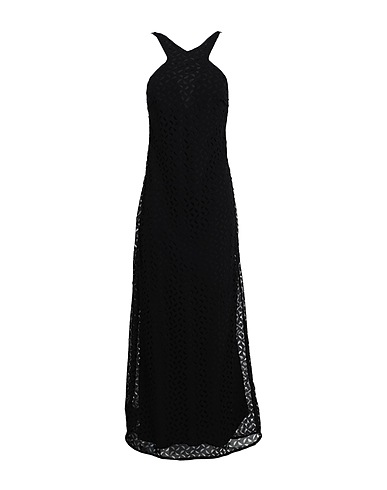 TOPSHOP Long dress Black 100% Polyester